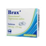 BRAX PARACETAMOL/ NAPROXENO SÓDICO 300/275 MG C/10 TAB
